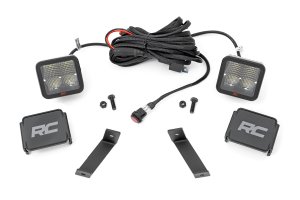 Jeep Cherokee LED Light Kit - Ditch Mount - Rough Country - Spectrum Pair | Spot - '14-'21